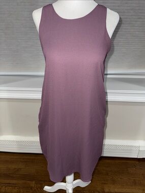 Pink Republic Mauve Sleeveless Midi Shift Dress